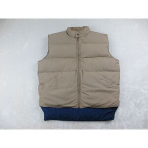William Barry Vest Mens Extra‎ Large Brown Struggle Gear Down Puffer Outdoors*